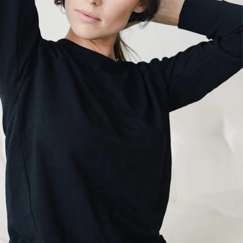 Cozy Earth Women's Bamboo Pullover Crew