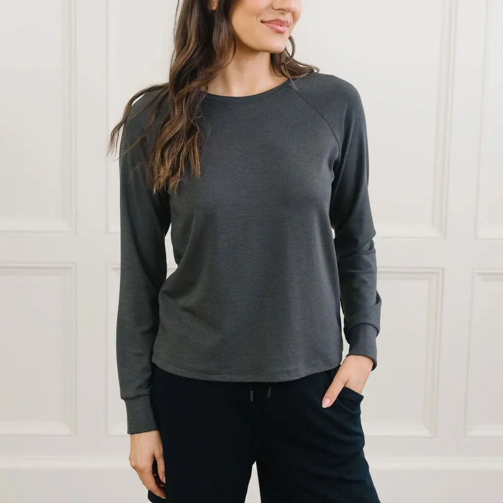 Cozy Earth Women's Bamboo Pullover Crew