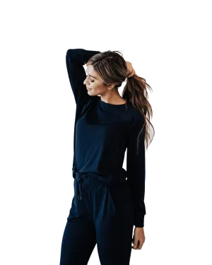 Cozy Earth Women's Bamboo Pullover Crew