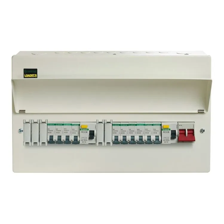 Crabtree Loadstar LSDR15BUB10 15 Way Dual RCD Consumer Unit with 2x 63A RCD, 10x MCB & 5x Metal Blanks