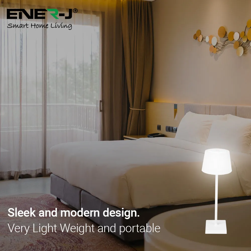 Ener J 4W Wireless LED Table Lamp CCT & Dimming, IP44