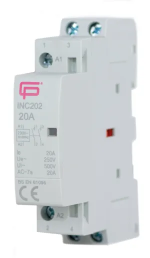 FuseBox 20A 2P N/O INSTALLATION CONTACTOR 230V