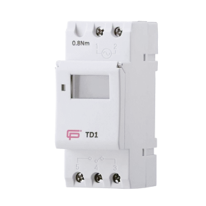 FuseBox TD1 Digital 7 Day Time Clock 1 Channel, 150 Hour Reserve