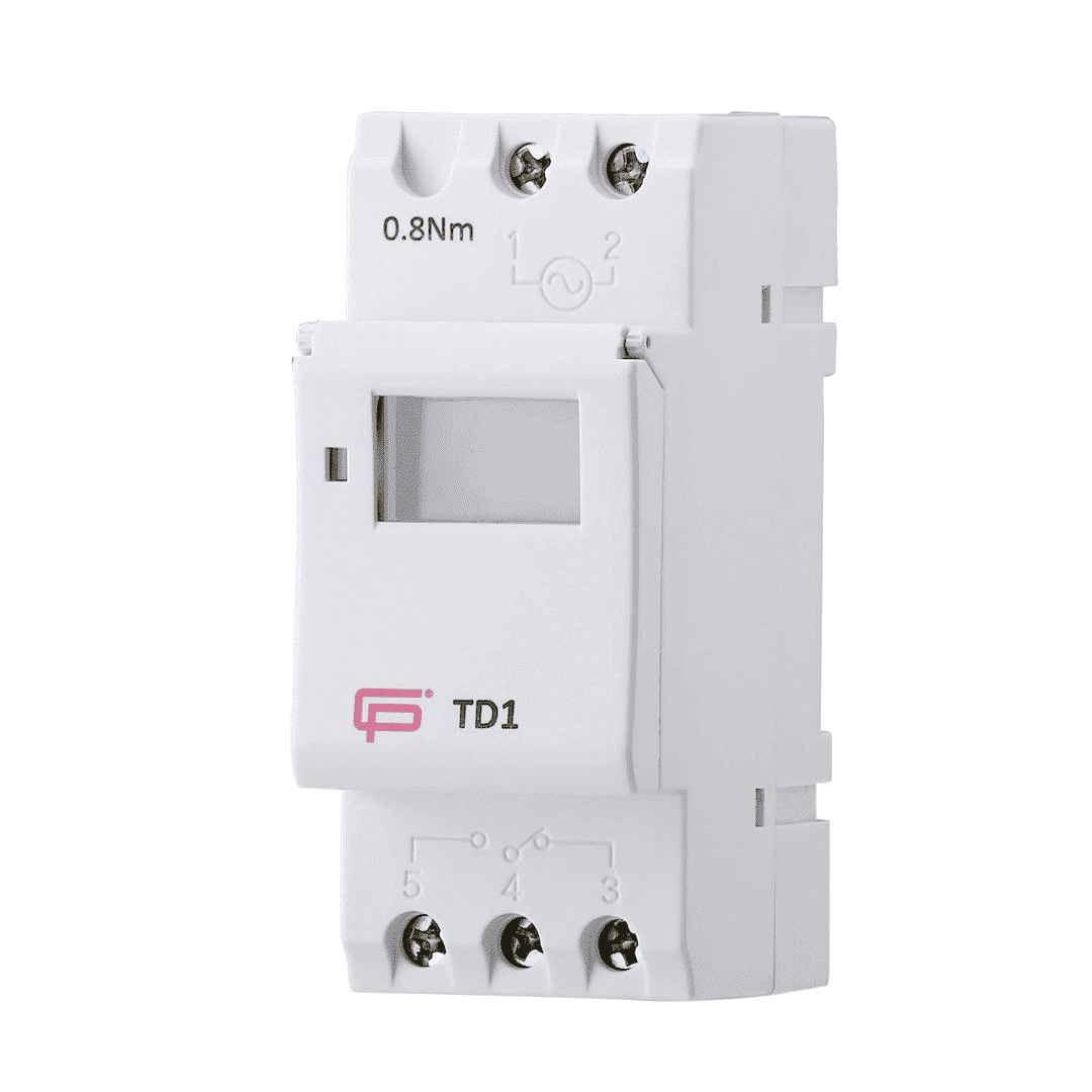 FuseBox TD1 Digital 7 Day Time Clock 1 Channel, 150 Hour Reserve
