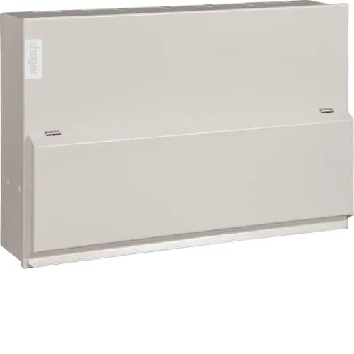 Hager VML955RK 10 Way 5 5 100A Sw 2*100A 30mA RCCB Type A Round KO