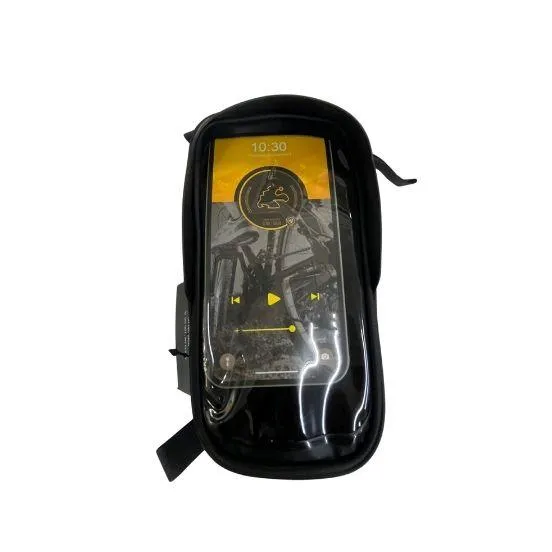Krutials Top Tube Bag with Mobile Holder (Carbon Black)