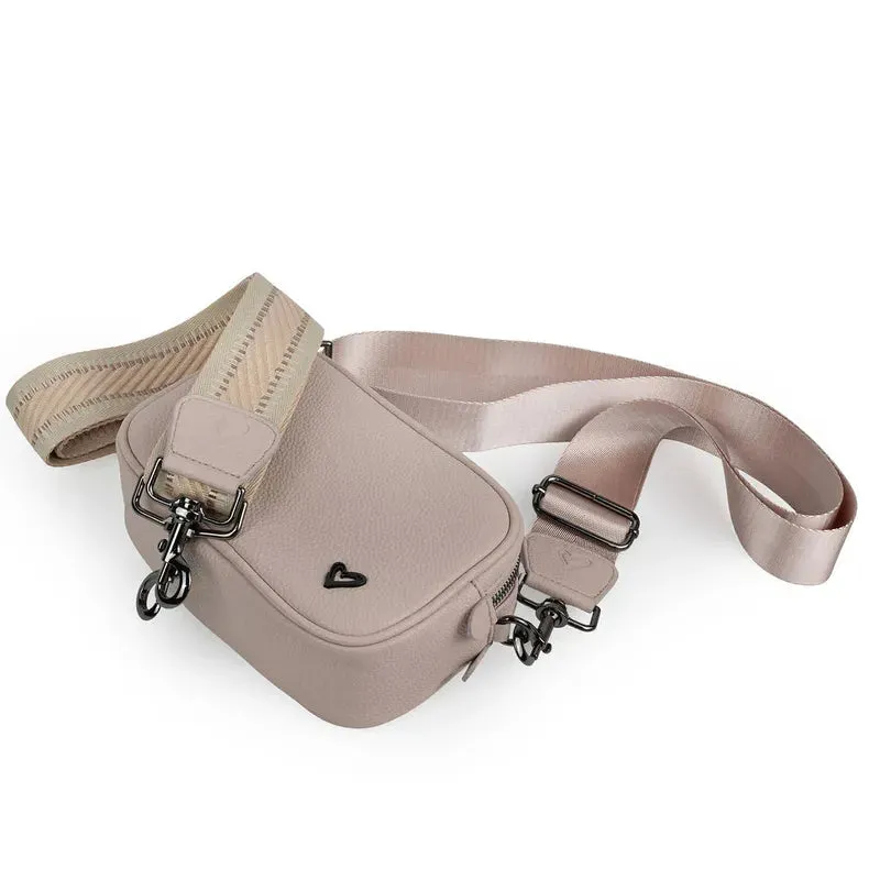 preneLOVE Durham Crossbody Bag - Dusty Pink