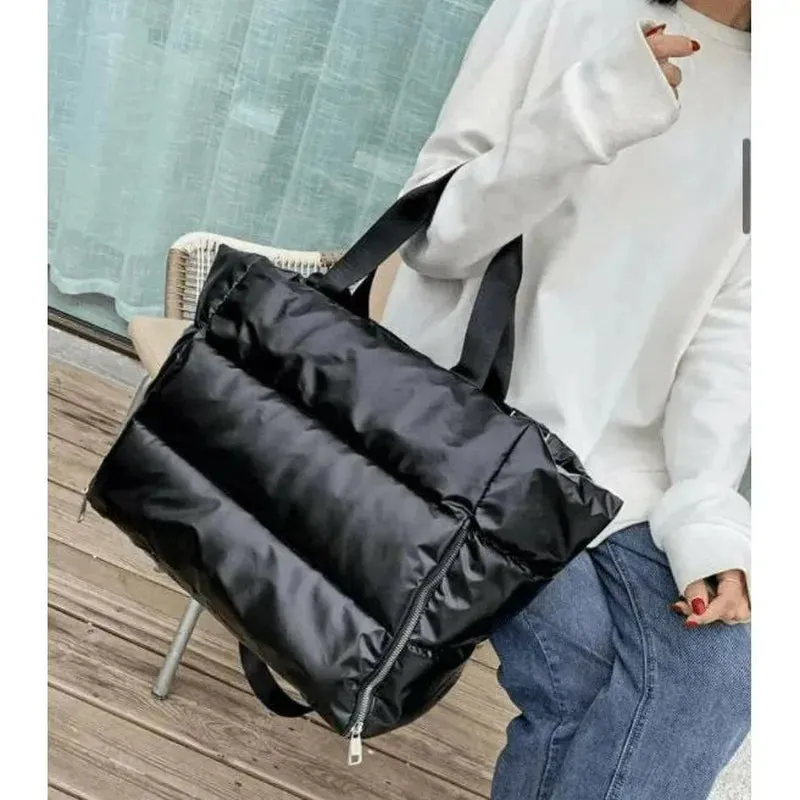 preneLOVE Panorama Puffer Bag - Black