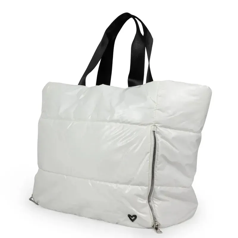 preneLOVE Panorama Puffer Bag - White