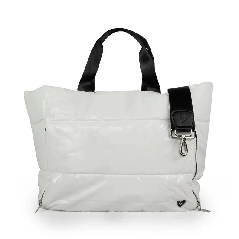 preneLOVE Panorama Puffer Bag - White