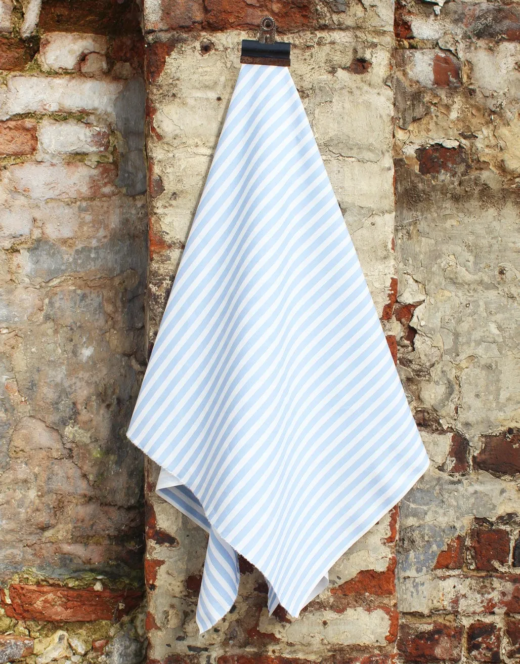 Striped Cotton Poplin Fabric
