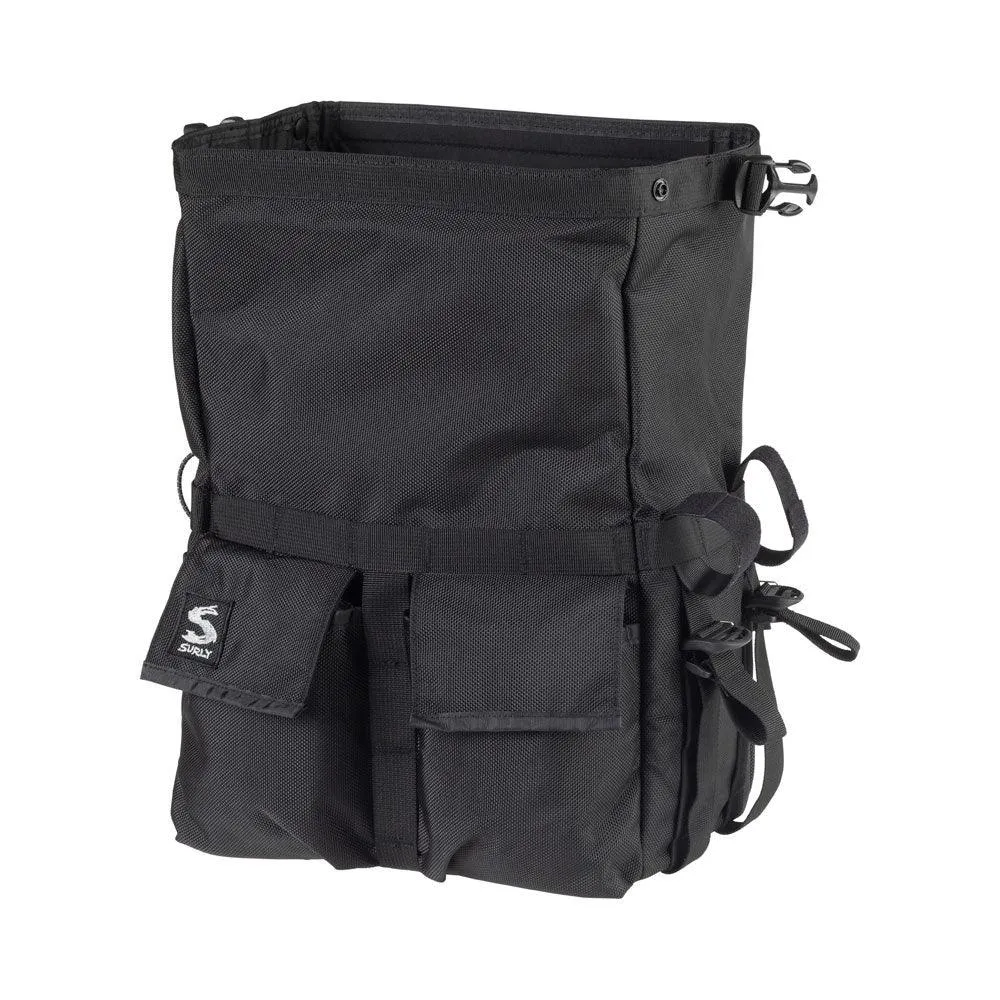 Surly Petite Porteur House Front Pannier Bag (Black)