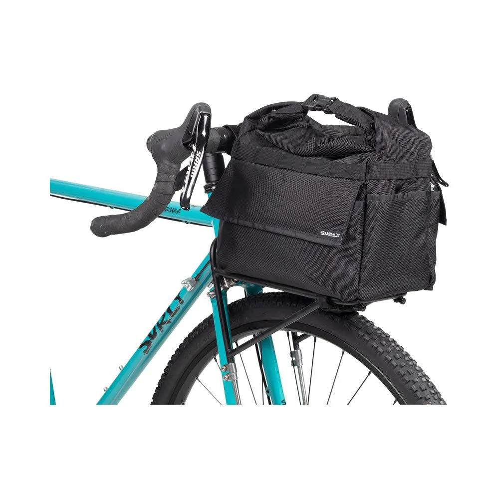 Surly Petite Porteur House Front Pannier Bag (Black)