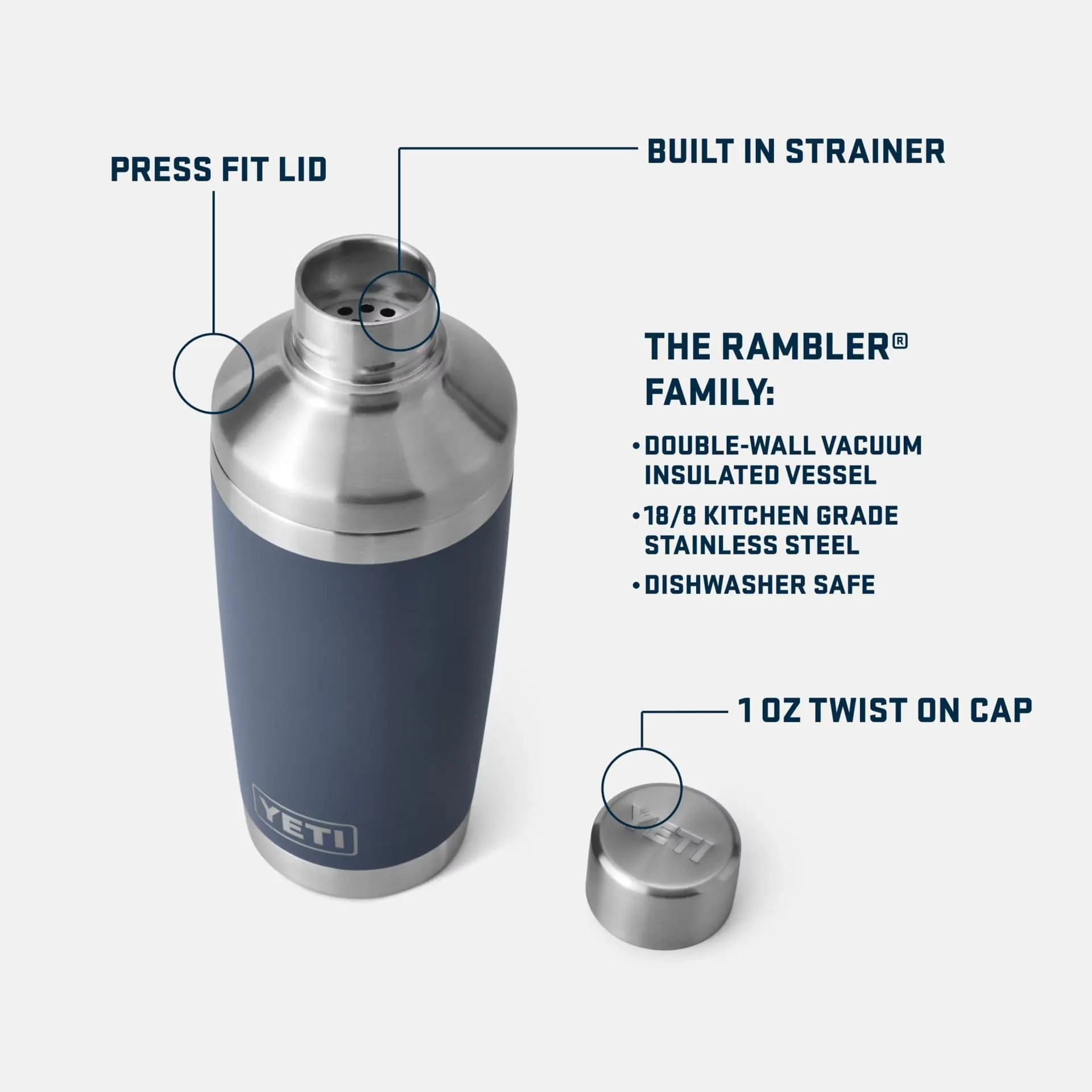 YETI Rambler Cocktail Shaker